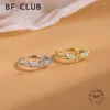 Cluster Rings 925 Silver Color Engagement Fashion Creative Apprassation Angle Zircon Vintage Punk Party Jewets Gifts for Women