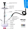 Hookah Set 2 Hose Hookahs Modern Acrylic Bubble Hookah Shisha Hooka QiQiCiWith Charcoal Holder Travel Bag HKD230809