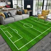 Tappeto modello campo da calcio per camera da letto Soggiorno Tappeto sportivo da calcio per tappetini da cucina Decorazioni per la casa Tappetino antiscivolo HKD230809