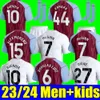 New Kamara 23 24 Home Away Aston Villaes Soccer Jerseys 2023 2024 Watkins Buendia McGinn El Ghazi Douglas Luiz Mings Konsa Cash Kid Kit Kit Football Shirts