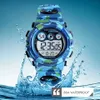 Fashion Colorful Children Digital Watch Waterproof LED Lights Luminous Kids Wristwatch for Boys Students