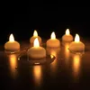 Candele Creative multicolor impermeabile galleggiante senza fiamma led candele elettroniche tremolanti romantiche decorazioni di nozze candele galleggianti sull'acqua