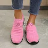 Dress Shoes Women Shoes Knitting Sock Sneakers Women Spring Summer Slip On Flat Shoes Women Loafers Flats Walking women's wedge tennis J230808