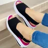 Sandals Women 6055 2024 Heels Peep Top Summer Shoes Platform Soft Wedges Sandalias Mujer Casual Footwear