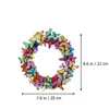 Decorative Flowers Butterfly Wreath Wedding Party Decorations Butterflies Garland Hanging The Sign Artificial Hangings