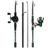 Ruten-Rollen-Kombination ZURYP 1 8 m 2 7 m Teleskop-Casting-Angelset Tragbare Ultraleicht- und Spinnrute zum Baitcasting mit vollem Federweg 230809