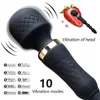 Eggsbullets doświadczają potężnej przyjemności dzięki 10 -ormode Gspot Massaging Magic Wand Av Vibrator dla dorosłych zabawki dla kobiet 230808