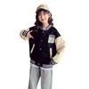 Jacken Modische Kinder Frühling Herbst Kleidung Mantel für Mädchen Sportjacke Teenager Schule Baseball Uniform 5-14 Jahre 230808