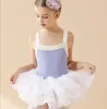 Stage Wear Enfants Bretelles Body Couleur Unie Justaucorps Gymnastique Vêtements Pour Filles Nylon Shapewear Camisole Danse Ballet Costume Robe