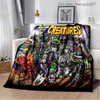 3Dモンスタージャムモンスタートラック漫画の家族の寝室のための毛布を包む毛布ソファピクニック旅行オフィスカバーチルドレンズブランケットZ230809