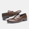 Sapatos sociais estilo britânico mocassins confortáveis moda sapatos casuais verão homens sapatos de couro J230808
