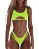 Sexy Set Sexy Bikini Hollow Out Vrouwen Badpak Hoge Cut Micro Badmode 2023 Stijlvolle Badpak Strand Outfits 2 stuks 230808