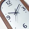 Wall Clocks Wood Kitchen Clock Hanging Nordic Design Quartz Free Shiping Vintage Living Room Classic Fashion Saat Decoration