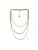 Chains Necklace For Women Multi-layered Titanium Steel Versatile Pendant Collarbone Fashion