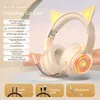 لعبة الرياضات الإلكترونية التي تم تثبيتها الرئيسية Cat Ear Wireless Bluetooth Headset HKD230809