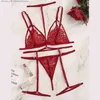 Nouveau Sexy et à la mode dentelle anneaux en acier Pamas jarretières femmes intime soutien-gorge ensemble sous-vêtements Z230809