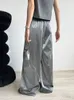 Pantaloni da donna s TWOTYLE Gamba larga minimalista per le donne Pantaloni larghi casual a vita alta Abbigliamento stile moda femminile 2023 230808