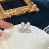 Boucles d'oreilles arrivée perle d'eau douce naturelle Simple boule de cristal 14k or Gilled pour les femmes bijoux de mariage cadeau