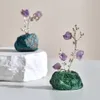 Decoratieve objecten Beeldjes Office Desktop Sculpture Natural Ores Ornament Home Decor Desk Accessories Crystal Craft Modern Esthetische kamer Love Gift 230809