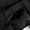 Hat Brim Letter Design Mens Down jacket Arm Glue Badge Long down jacket Front Zipper Pocket Hooded puffer jacket Winter coat Asian Size M--3XL