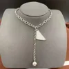 2023 Lüks Tasarımcı Takı Kolye Gümüş Moda Boyun Zincirleri Kadın Süsleri Hediye Düğün Partisi Mücevherleri Luxurys Kolyeler