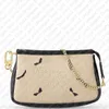 Вечерние сумки топ. M82472 Mini Pochette Accessoires Дизайнер Леди сумочка кошелек сумки для купчика цепочка сцепления бродяга бродяга с бассейном