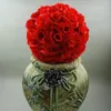 Decoratieve Bloemen 20 CM 8 "Kunstmatige Encryptie Rose Zijden Bloem Kussen Ballen Opknoping Bal Kerst Ornamenten Bruiloft Decoraties