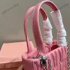 Fashion Pink Mini Tote Bag Luxury Diamond Chain Evening Bags Designer Musik Crossbody Bags Fashion Shoulder Wallets Classic Pursed Purs 230810