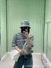 Toppdesigner lyxig p hem korrekt version tvätt jeans triangel baseball cap högkvalitativ mode mångsidig hink hatt solskade