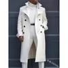 Heren Trenchcoats Jas 2023 Lente En Herfst Mode Trend Britse Stijl Koreaanse Casual Grote Maat