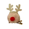 Hair Accessories 4 Styles Christmas Plush Hairpin Ball Winter Fashion Children Top Clip Elk Duckbill Antlers Cute