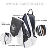 Tennisväskor Racquet Sport Bags Tennis Badminton Outdooor Multifunktionell ryggsäck Sportsresor Vattentät camping Vandring Klättring XA130WD 230810