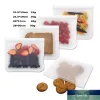 Quality Refrigerator Food Bag Reusable Vacuum Silicone Food Fresh Bag Sealer Milk Fruit Meat Storage Bags Organizer Bags 100pcs