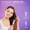KD382 Trådlös hårstylingborste: Forma snabbt håret på bara 3 minuter med 3000W nivå negativ jonhårvård, 5-gear temperaturkontroll aromaterapi!