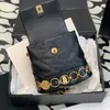 New 23b Designer Backpacks 10A Top Quality Fashion Luxury Mini Badge Backpack Bag Genuine Leather Chain Bag High End Lady Shoulder Bag Imitation 18cm Bag With Box