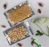 wholesale 400 Clear Plastic Aluminum Foil Bag Resealable Zipper Packaging Bags Food Storage for Zip Poly Pouches Tea Candy Reseal Lock LL