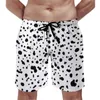 Short homme dalmatien chien impression planche été mignon taches points surf plage séchage rapide Vintage graphique grande taille troncs