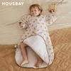 Pajamas Baby sleeping bag children's pajamas detachable 0-2 year old baby sleeping bag 2.5Tog children's anti kick blanket cotton quilt Z230810