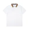2 Herren Polos T-Shirt Mode Stickerei Kurzärmele Tops Turndown Collar Tee Casual Polo Shirts M-3xl#165