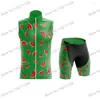 Racing Sets 2023 Mens Funny Watermelon Cycling Jersey Kit Summer Fruit Style Road Bike Shirts Suit MTB
