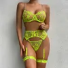 Sexy Set Women Lace Bra Briefs Zestaw Sexy Wire Free Bielidła pusta g ciąg g sznurek przezroczystą płynną intymną bieliznę 230808