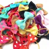 Vêtements pour chiens 10 pièces à la main mignon nœud pour animaux de compagnie nœud papillon amoureux pour chiot chiens accessoires avec élastiques chapeaux toilettage