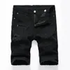 Men's Jeans Summer Fashion Men Ripped Short Brand Clothing Bermuda Straight Hole Cotton Shorts Breathable Denim