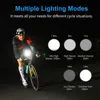 Cykelbelysning GACIRON Cykel strålkastare V9m 1000 Lumens Hög ljusstyrka Cykel Ljus Typ-C uppladdningsbar MTB Front Light Waterproof Helmet Light HKD230810