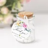 Other Event Party Supplies 100PCSSet Custom Favor tags Personalized Circle Wedding Tags With Hole your text or 230809