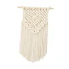 Tapestries Macrame Wall Hanging Bohemian 35x60cmの装飾品の柔らかいタッチと耐久性のある農家の寮の部屋分裂