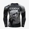 Men Polos Design Men Running Fitness Lion Printed Long Sleeve Stirts Disual Disrts