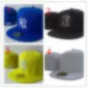 Nieuw ontwerp 36 kleuren Classic Team Navy Blue Color on Field Baseball Fited Hats Street Hip Hop Sport York volledig gesloten design caps H5-8.10