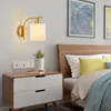 Wall Lamps E27 LED Base Lamp Single And Double Head Retro Bedside Reading El Bedroom Corridor Light Modern