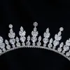 Bruiloft Haar Sieraden Luxe Bruids Accessoires Kronen En Tiara AAA Zirconia Bruiden Diadeem Hoofdband Party Hoofdtooi 230809